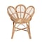 Bali & Pari Eliava Modern Bohemian Natural Rattan Flower Accent Chair 238-13407-ZORO - alternate 6
